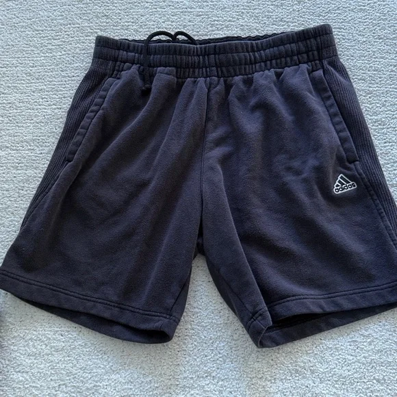 Adidas Men's Black and Dark Gray Athletic Shorts - Picture 5 of 9